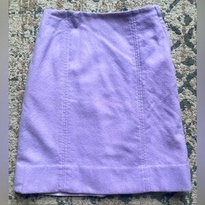 VINTAGE Wool Pencil Skirt Women’s Size 26 Lilac Office Feminine Colourful Lined